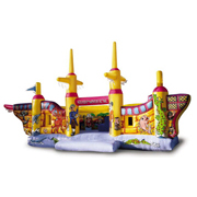 pirate inflatable amusement park